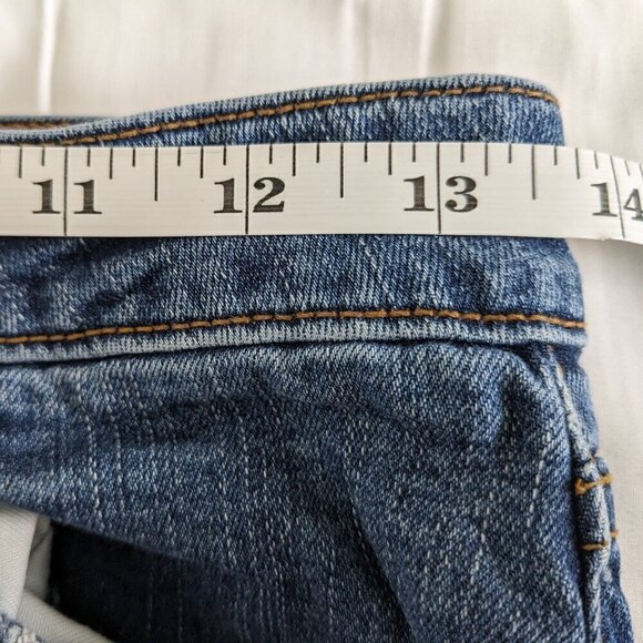 CELLO Sweet Escape Skinny Jeans High Rise Womens Size 7 Distressed High-Low Hem - Picture 14 of 16